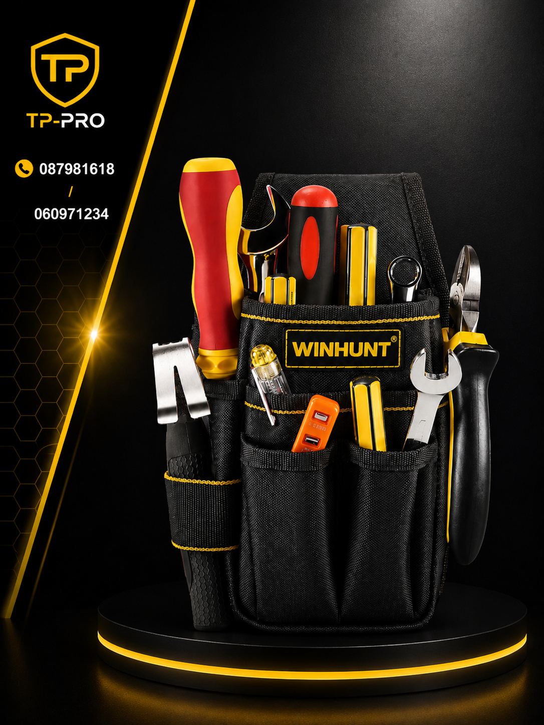 កាបូបដាក់ឧបករណ៍ជាង WINHUNT
